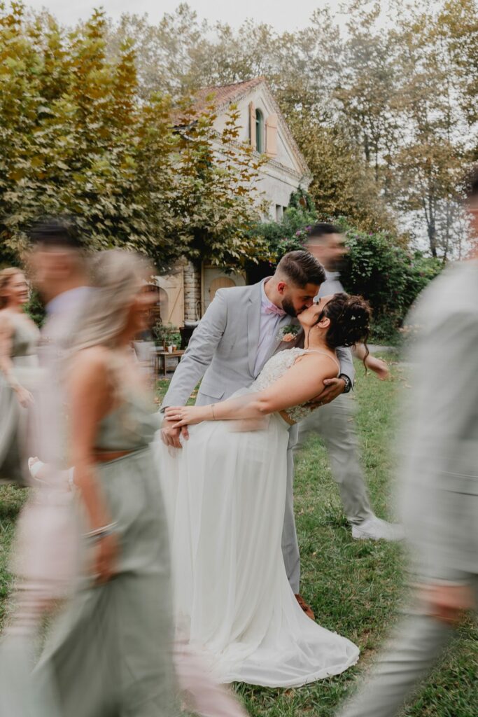 photo de couple lors d'un mariage à Biarritz au pays-basque