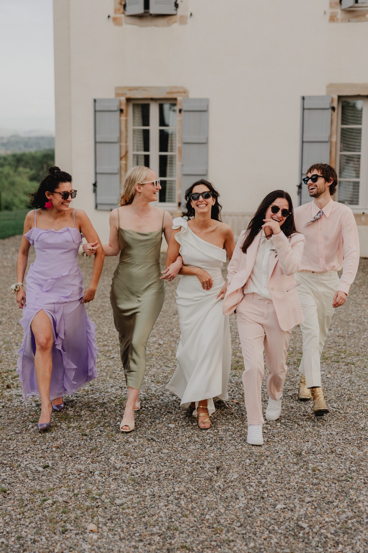 photos de groupe de mariage dans le pays basque